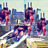 Iron Superhero Fighting Games icône
