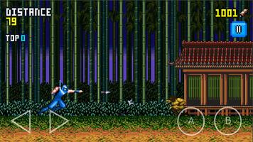 Super Ninja Shooter Jim 3D : Runner Pixel Art Jump Affiche