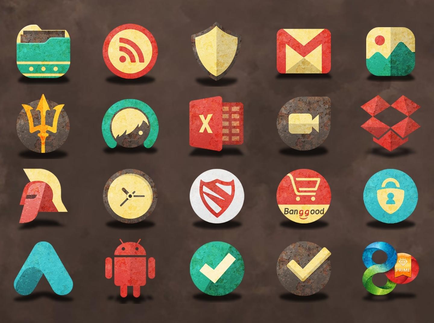 Icon pack mod. Apex Theme icon Pack. Зеленый ретро UI.