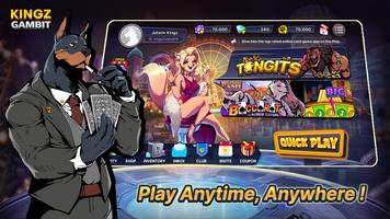 KINGZ Gambit - Holdem Slots الملصق