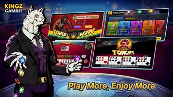 KINGZ Gambit - Holdem Slots تصوير الشاشة 1