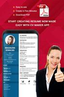 Resume Builder : CV Template Affiche