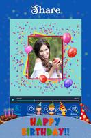 Poster Birthday Video Editor