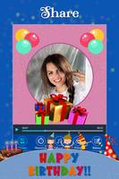 برنامه‌نما Birthday Video Editor عکس از صفحه