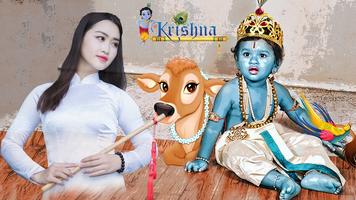 Little Krishna Photo Frame 2019 Affiche