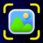 Lente de búsqueda inversas AI icono