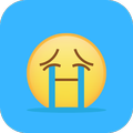 Crying sticker for whatsapp