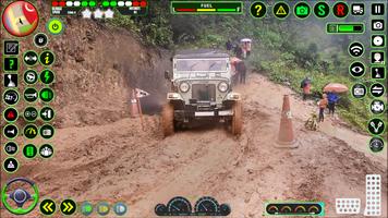 Offroad Jeep Driving Sim 3D syot layar 2