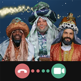 Parlez à trois hommes sages - Appels vidéo de Noël icône