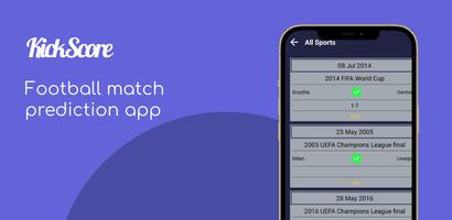 برنامه‌نما KickScore:Football Predictions عکس از صفحه