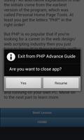 PHP Advance Guide capture d'écran 3