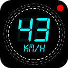 Tachometer - Kilometerzähler Zeichen