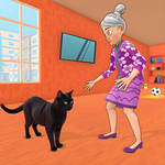 Mad Gran & Naughty Cat Prank icon