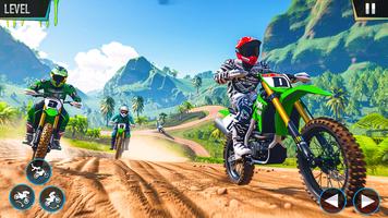 đua xe mô tô Dirt Bike Race ảnh chụp màn hình 3