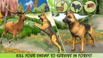 Dog Family Simulator Pet Games Affiche