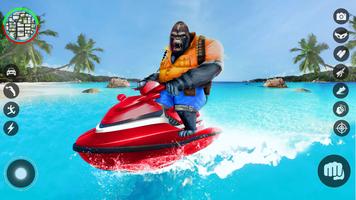 Gorilla Gangster Verbrechen Plakat