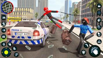 Grand Stickman Miami Rope hero Screenshot 1