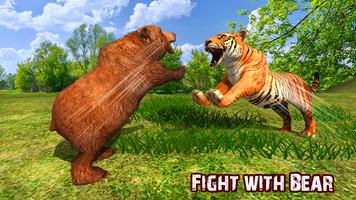 Tiger Simulator Animal Games capture d'écran 3
