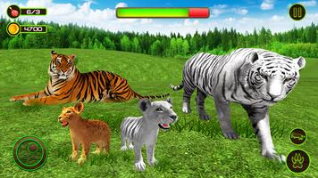 Tiger Simulator Animal Games Affiche