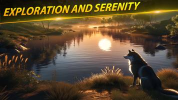 Wolf Simulator 3D Wild Animal اسکرین شاٹ 1