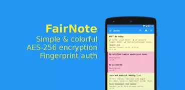 FairNote - Encrypted Notes