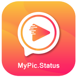 MyPic Status - Lyrical Video Maker With Song icône