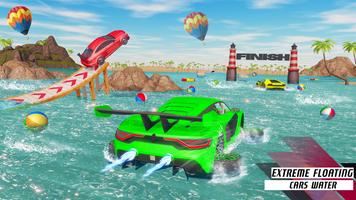 water car surfer racing stunts Affiche