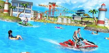 Water Park Downhill Rush  Adventure Slide