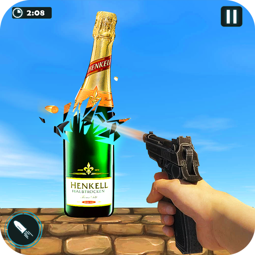 Dispara Botella Imposible: Juegos De Disparos.