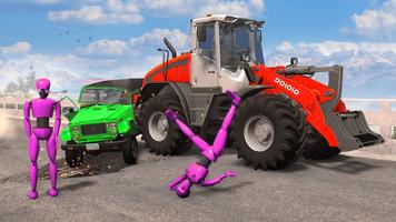 Jogo de Acidente de Carro 3D imagem de tela 3
