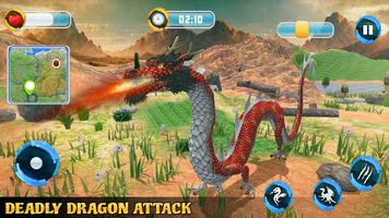 Dragon Simulator Battle Sim 3D स्क्रीनशॉट 1
