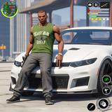 Crime Car City Gangster Games icône