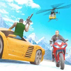 Gangster City Snow Car Drive Stunt APK download