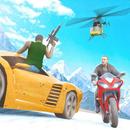 悪党 シティ 雪 車 ドライブ スタント APK