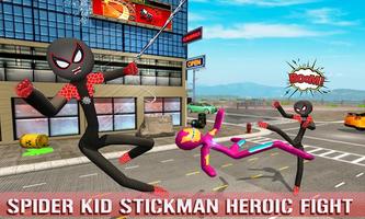 Spider Stickman Superhero : Stickman Games ภาพหน้าจอ 2