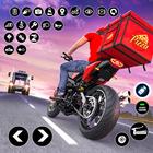 Bike Games Pizza Delivery أيقونة