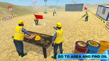 Oil Well Drilling Business 3D پوسٹر