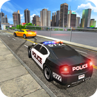 US Police Car Chase Crime City : Car driving Games ikon