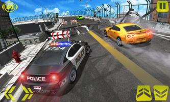 US Police Car Chase Crime City : Car driving Games постер