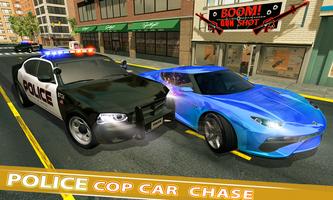 US Police Car Chase Crime City : Car driving Games syot layar 3