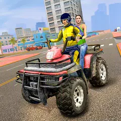 ATV Bike City Taxi Cab - Quad Driving APK download