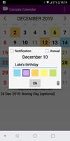 2021 Canada Calendar with Holidays and Observances Screenshot 2