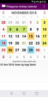 2021 Philippines National Holiday Calendar Cartaz