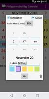 2021 Philippines National Holiday Calendar imagem de tela 2