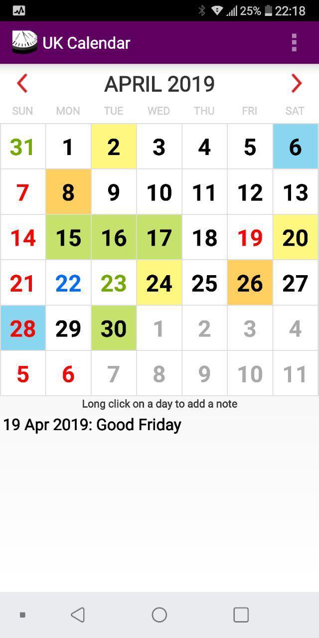2021 Uk National Holiday Calendar For Android Apk Download
