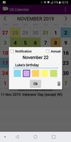 2021 US Calendar with Holidays اسکرین شاٹ 2