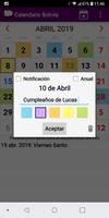 Calendario screenshot 1