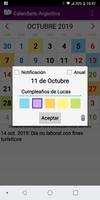 Calendario captura de pantalla 1