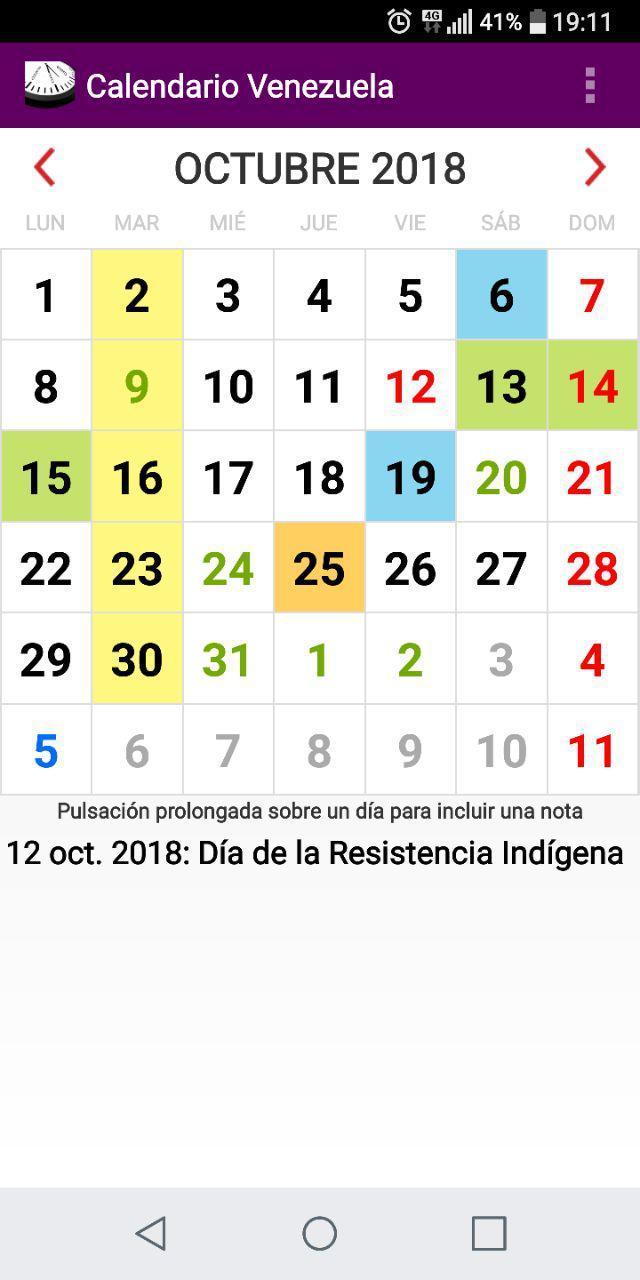Calendario Escolar Observatorio Educativo De Venezuela