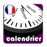 Français Calendrier 2023 icône